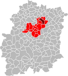 Localisation de Cœur d’Essonne Agglomération