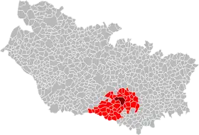 Localisation de Communauté de communes Avre Luce Noye