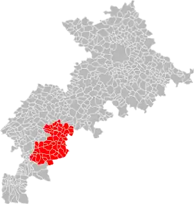 Localisation de Communauté de communes Cagire Garonne Salat