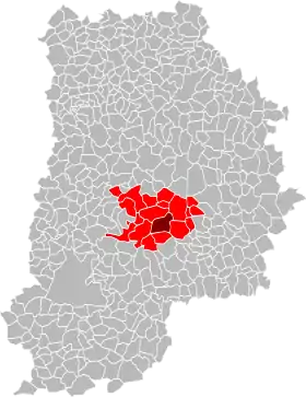 Localisation de Communauté de communes de la Brie Nangissienne