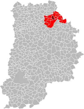 Localisation de Communauté de communes du Pays Fertois