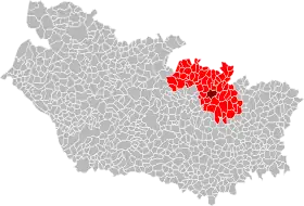 Localisation de Communauté de communesdu Pays du Coquelicot