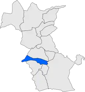 Localisation de Benissanet
