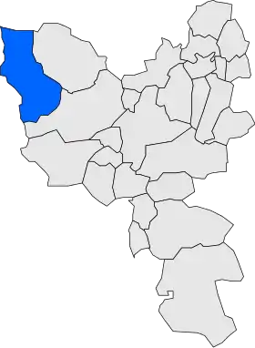 Localisation de Sant Martí de Llémena