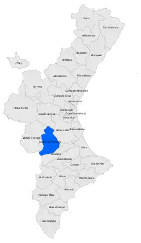 Localisation de Canal de Navarrés