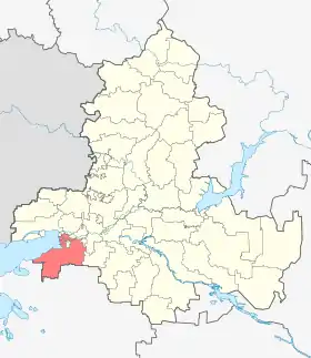 Localisation de Raïon municipal d’Azov