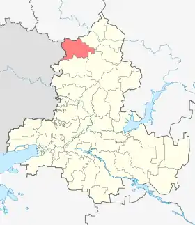 Localisation de Raïon municipal de Tchertkovo
