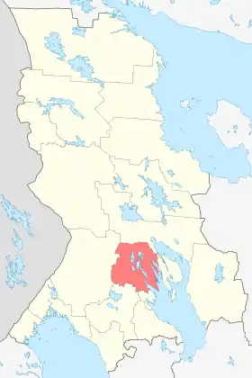 Localisation de Raïon de Kontupohja