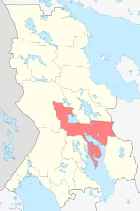 Localisation de Raïon de Karhumäki