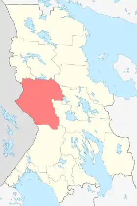Localisation de Raïon de Mujejärvi