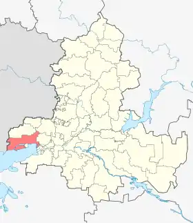 Localisation de Raïon municipal de Neklinovka