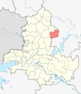 Localisation de Raïon municipal d’Oblivskaïa