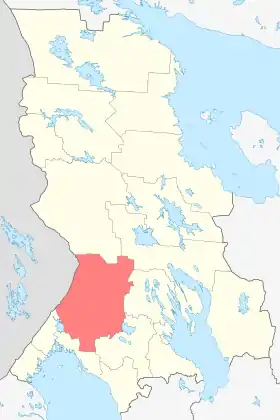 Localisation de Raïon de Suojärvi