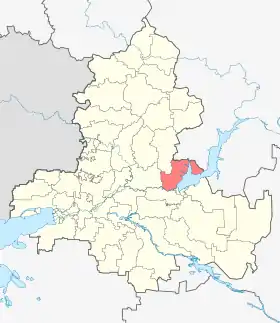 Localisation de Raïon municipal de Tsimliansk