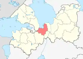 Localisation de Raïon de Kirovsk