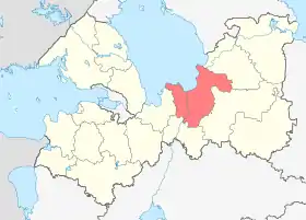 Localisation de Raïon de Volkhov