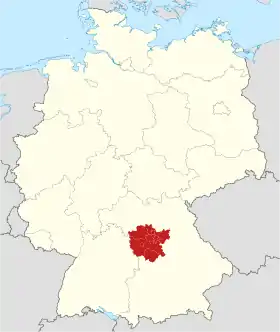 Localisation de District de Moyenne-Franconie