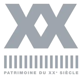 Logo du label « Patrimoine du XXe siècle »