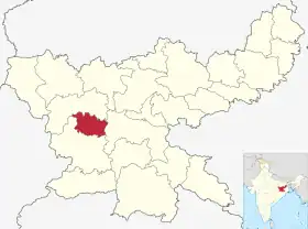 Localisation de District de Lohardaga