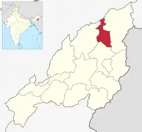 Localisation de District de Longleng