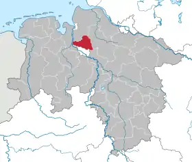 Localisation de Arrondissement d'Osterholz