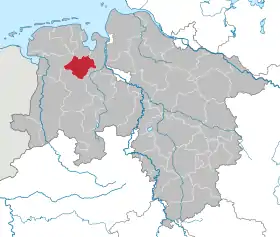 Localisation de Arrondissement d'Ammerland