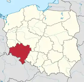 Localisation de Voïvodie de Basse-Silésie