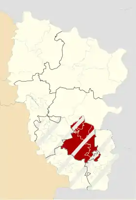 Localisation de Raïon de Louhansk