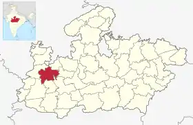 Localisation de District d'Ujjain