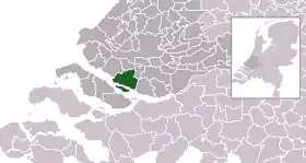 Localisation de Korendijk