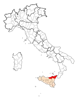 Localisation de Province de Messine