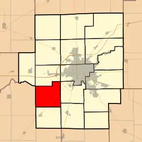 Localisation de Blue Mound Township