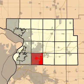 Localisation de Collinsville Township