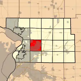 Localisation de Edwardsville Township