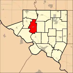 Localisation de Precinct d'Evansville