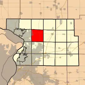 Localisation de Fort Russell Township