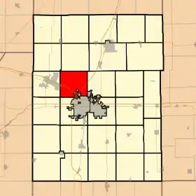 Localisation de Hensley Township