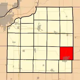 Localisation de Kewanee Township