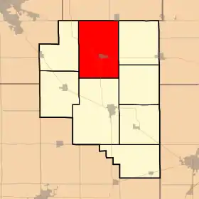 Localisation de Lovington Township