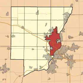 Localisation de Peoria City Township