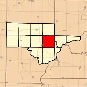 Localisation de Rushville Township