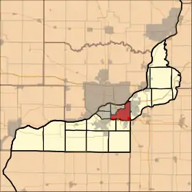 Localisation de South Moline Township