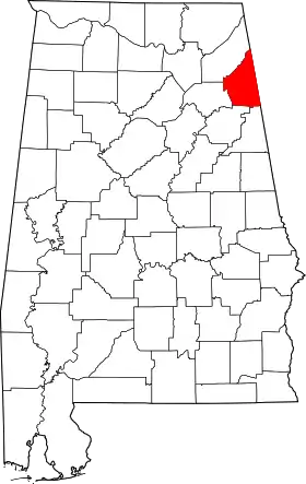 Localisation de Comté de CherokeeCherokee County