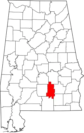 Localisation de Comté de Crenshaw(Crenshaw County)