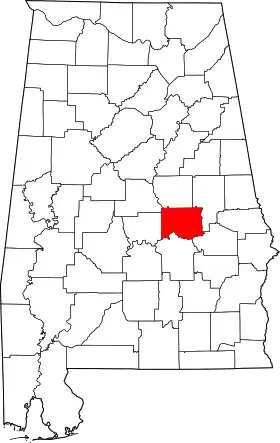 Localisation de Comté d'Elmore(Elmore County)