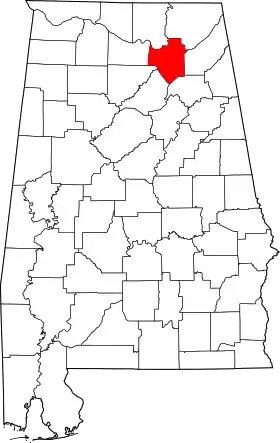 Localisation de Comté de Marshall(Marshall County)