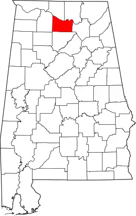 Localisation de Comté de Morgan(Morgan County)