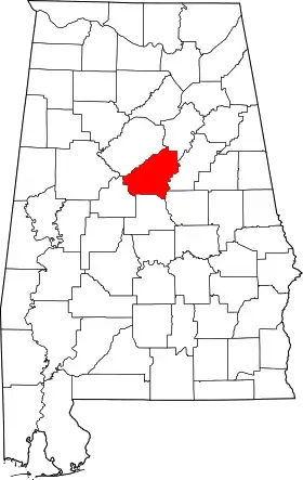 Localisation de Comté de Shelby(Shelby County)