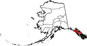 Localisation de Hoonah-Angoon Census Area, Alaska