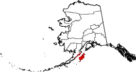 Localisation de Kodiak Island Borough, Alaska